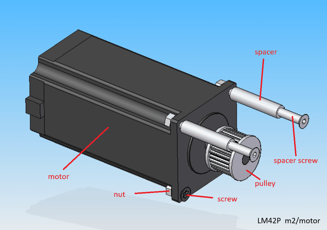 Motor Module exploded view